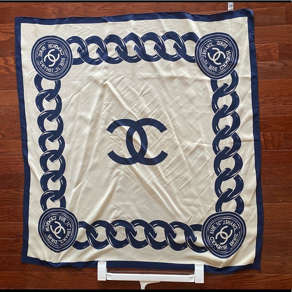 CHANEL Accessories - Chanel cambon edition silk scarf